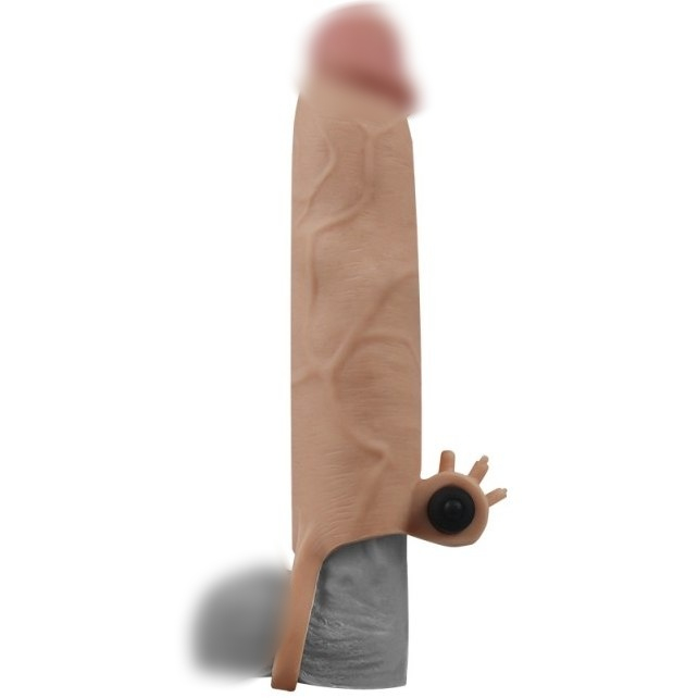 Насадка-удлинитель с вибрацией "Lovetoy" +8см 