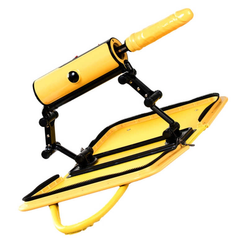 Секс-машина на дистанционном пульте управления "Motor Lovers Fack Bag" в желтой сумке 